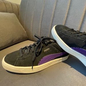 For the Fan Based Suede Patched Sneakers